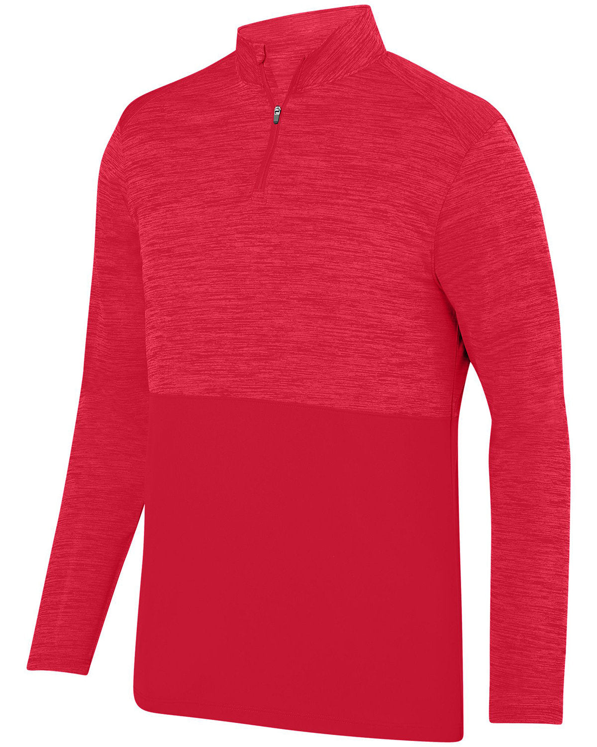 NINJA TRANSFERS Pull léger Augusta Sportswear AG2908 pour adulte, col montant avec demi-fermeture éclair, mélange de nuances Shadow TonalHeather