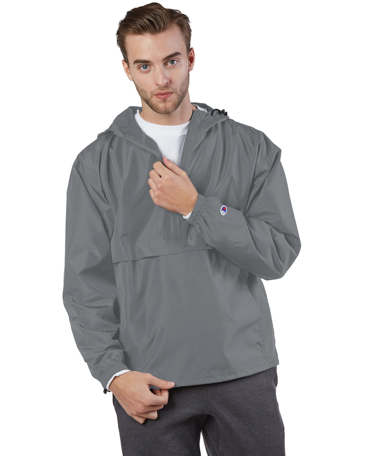 NINJA TRANSFERS Veste Anorak Compactable CO200 pour Adulte avec Zip 1/4 Confortable et Léger