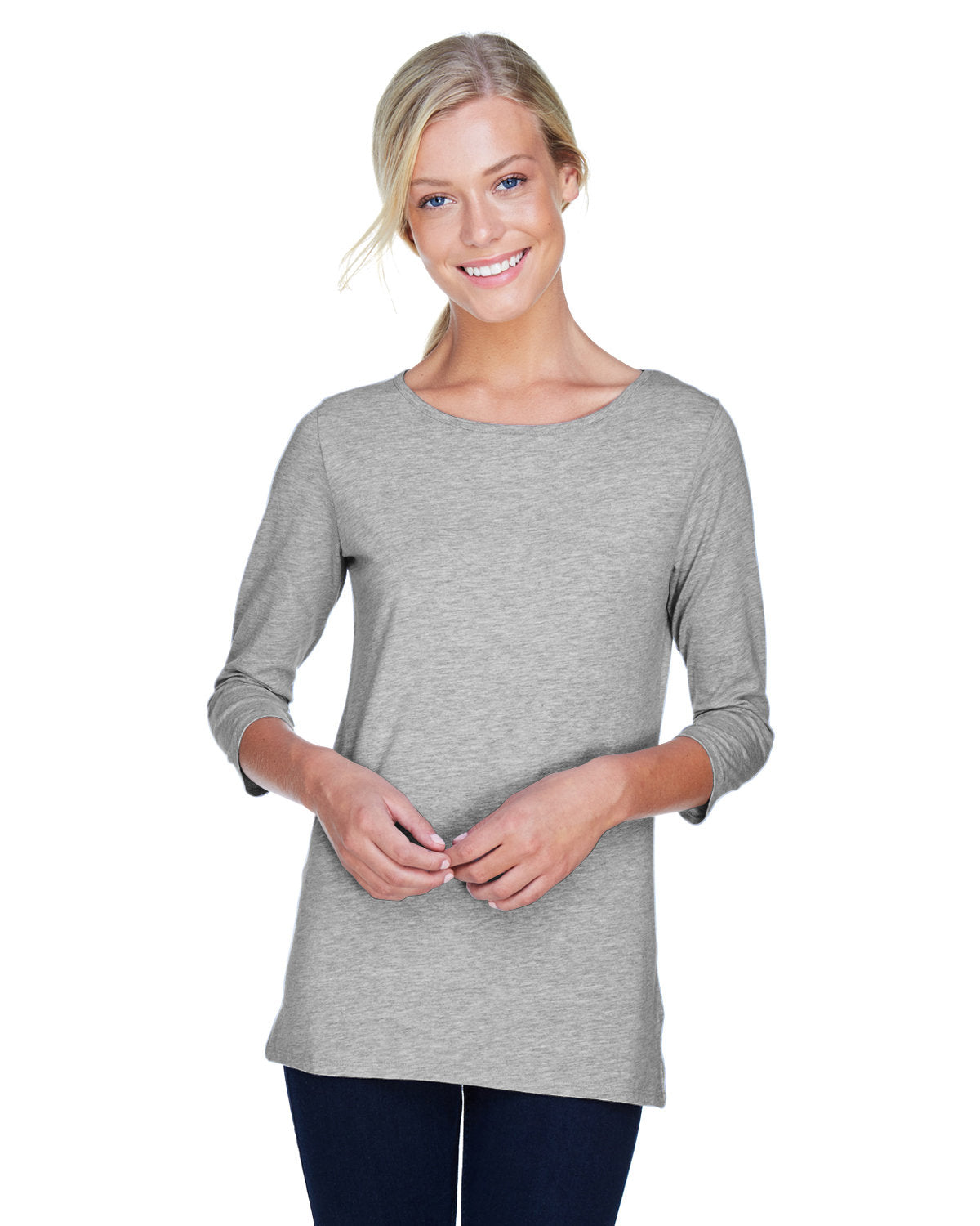 NINJA TRANSFERS Débardeur femme DP192W en maille douce Coupe ballet ajustée avec manches ballerine