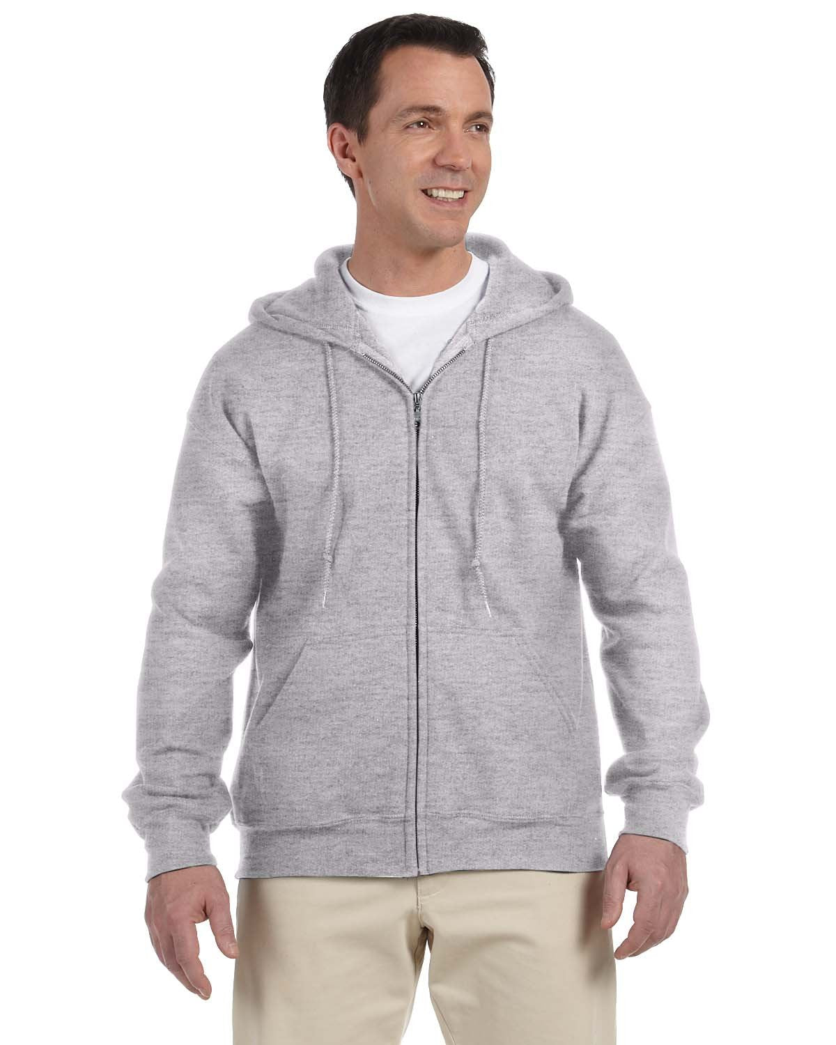 NINJA TRANSFERS Sweat Adulte Gildan G126 avec Zip Complet en DryBlend 50/50
